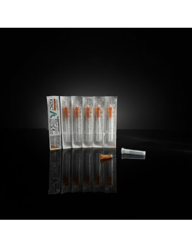 Micro-injectienaald KIPIC® 34G × 8 mm – zeer fijne wegwerpnaald (100 stuks)