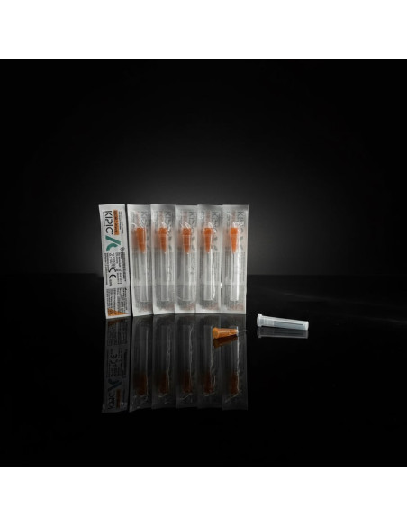 Микроинжекционна игла KIPIC® 34G × 8 mm – най-фина игла за еднократна употреба (100 бр.)