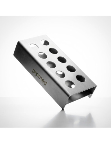 Stainless steel tube holder / test tube rack