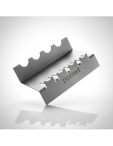 Spritzenhalter - Edelstahl/gebürstet