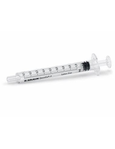 B. Braun Omnifix-F | Спринцовки 1 ml | Luer Solo | Опаковка 100 броя