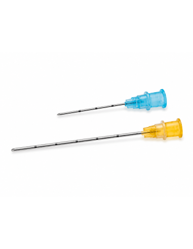 JBP Nano Cannula 25G x 50 mm | Blunt Microcannulas + Pre-Puncture Needles | 24 pcs