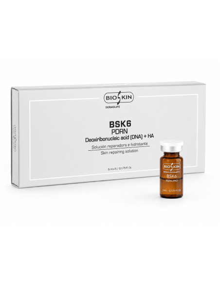 BIO SKIN BSK6 PDRN PRO | Siero viso con PDRN e acido ialuronico 5 ml x 5