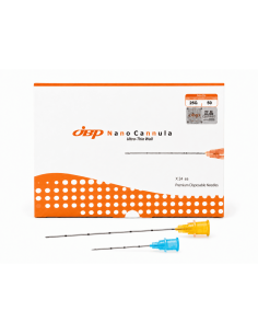 JBP Nano Cannula 25G x 50 mm | Тъпи микроканюли + игли за предварителна пункция | 24 броя