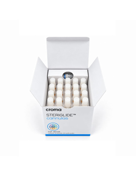 Canulă bontă TSK STERiGLIDE™ 25G × 38 mm de la Croma | Cutie 20 buc.