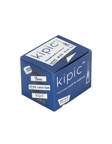KIPIC® İğne 27G 0.13 x 13mm | 100 adetlik paket
