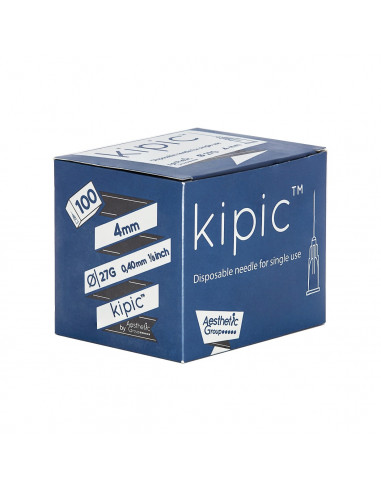 KIPIC® iğne 27G 0.13 x 4mm | 100 adetlik paket