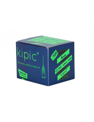 KIPIC® mezoterapi iğnesi 32Gx4mm | 100 adetlik paket
