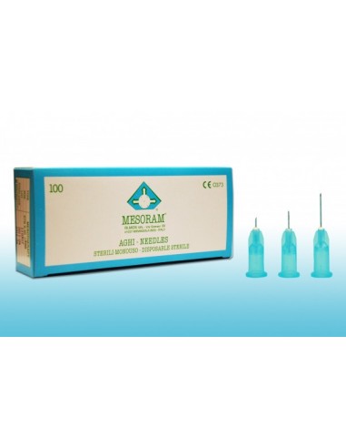 Mesoram Micro Injection Needles 27G 0,40x4mm, PU 100pcs.