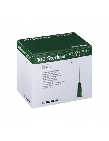 Cannule Sterican - verde Ø 0,80 x 40mm 21G