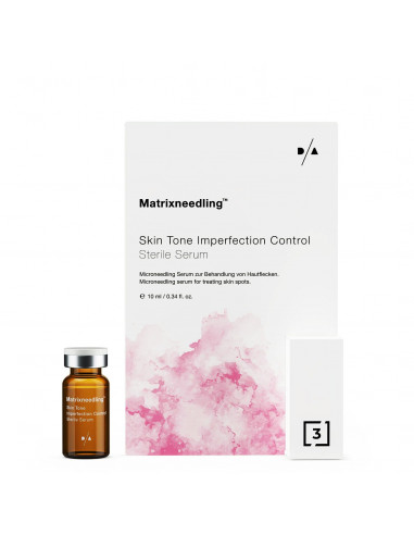 Ser steril Microneedling Serum | D/A Skin Tone Imperfection Control | Împotriva petelor pigmentare