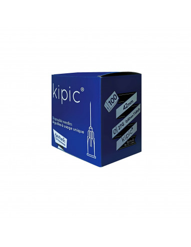 Игла KIPIC® за микроинжекции 27G x 42mm | PU 100 броя