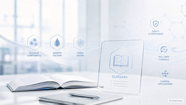 Glosario profesional PRPmed – PRP, PRF, centrifugación y productos sanitarios