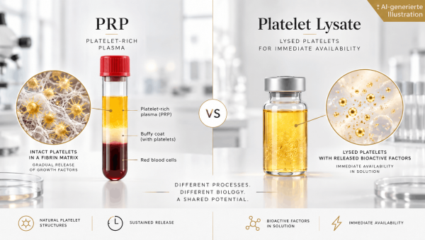 PRP e lisati piastrinici: qual è la differenza?